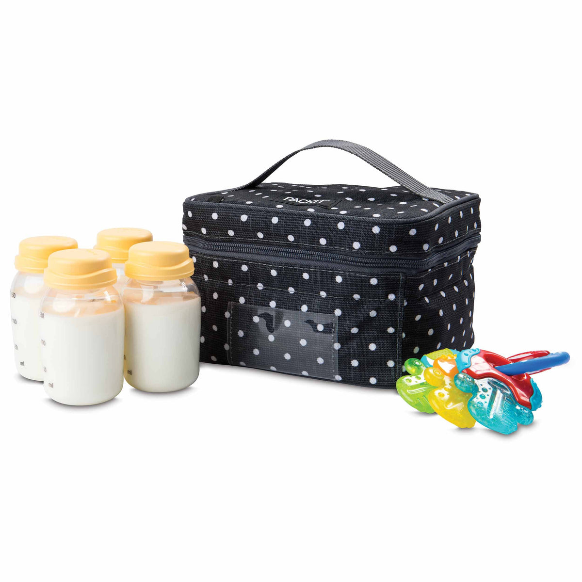 freezable-breastmilk-and-formula-cooler-n2 2023_Breastmilk-Cooler_Polka-Dots_Left_Food-Combo_Lores.jpg