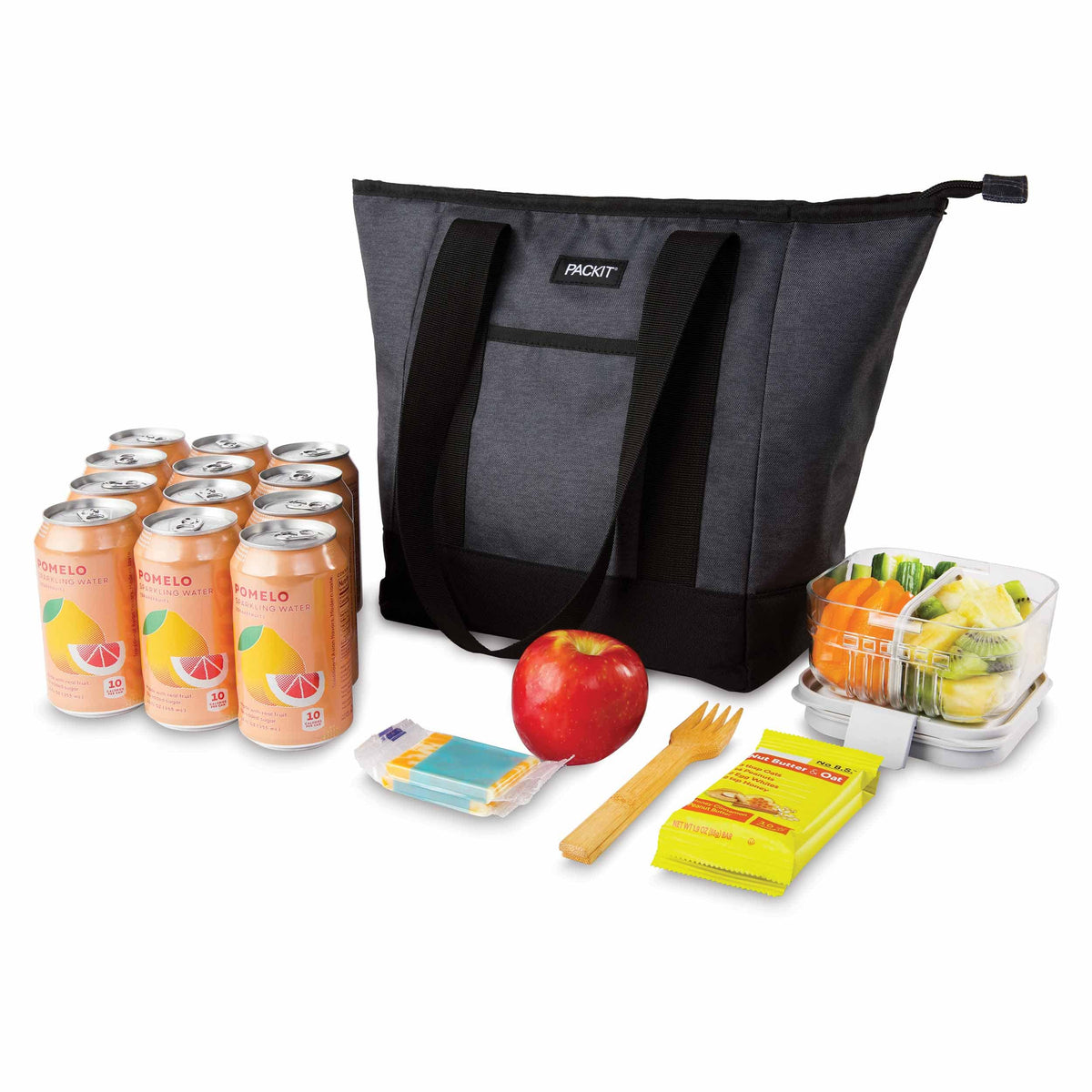 freezable-12-can-tote-cooler-p1 freezable-12-can-tote-cooler-city-charcoal-food-combo.jpg