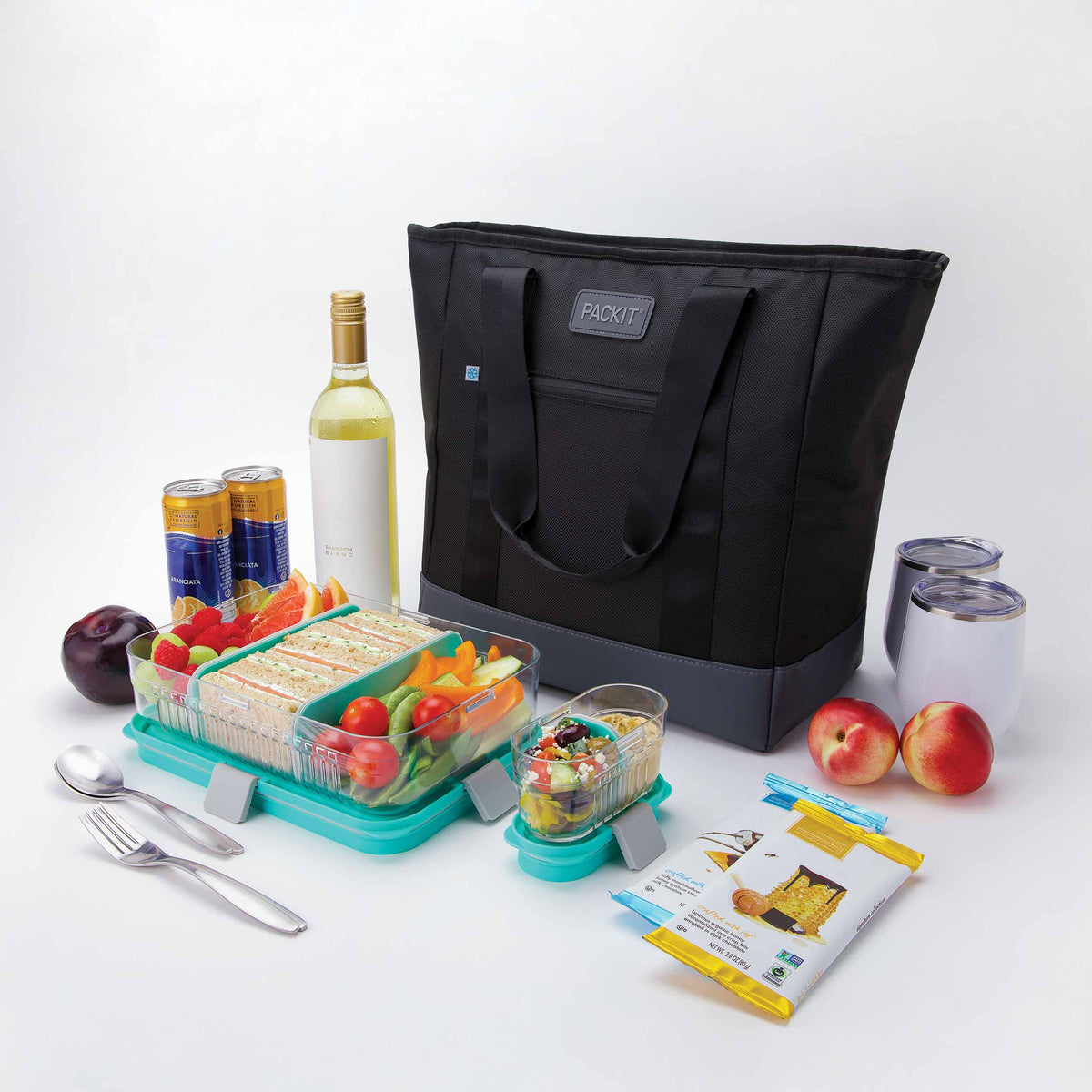 freezable-carry-tote-l5 freezable-carry-tote-black-gray-food-combo-angled.jpg