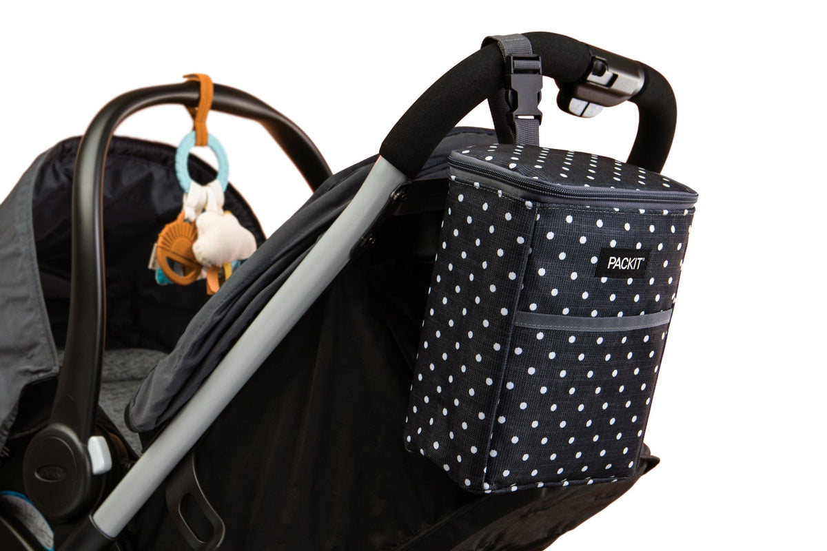 freezable-double-baby-bottle-bag-d8 freezable-double-baby-bottle-bag-polka-dots-lifestyle-stroller.jpg
