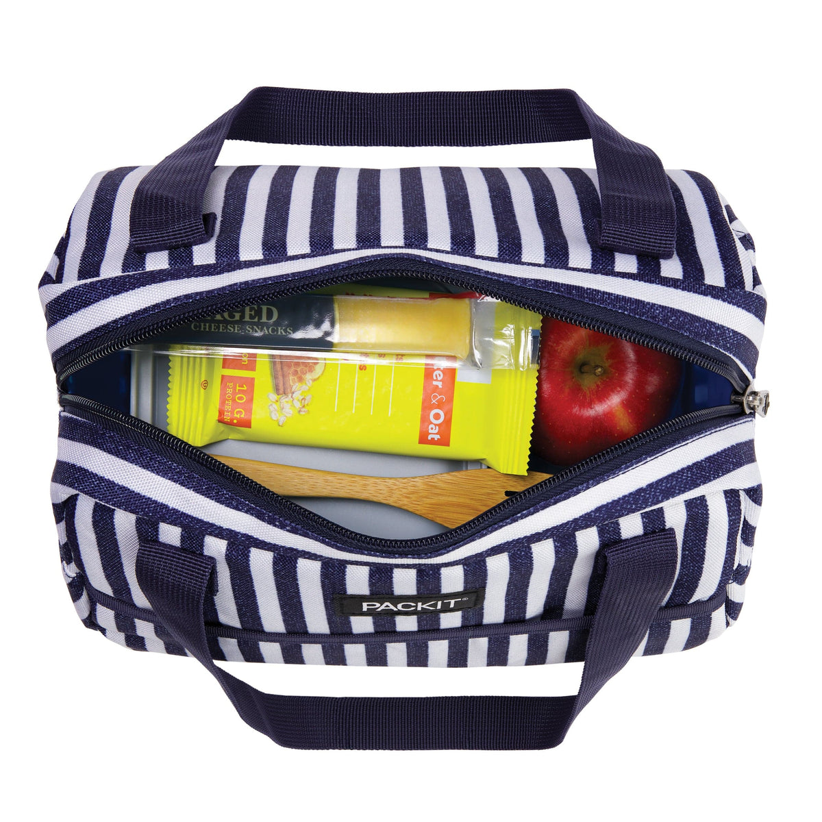 freezable-hampton-lunch-bag-x3 freezable-hampton-lunch-bag-seaside-stripe-top-view.jpg